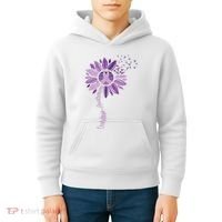 Sunflower Ribbons Overdose Awareness Kids Hoodie thumb 4