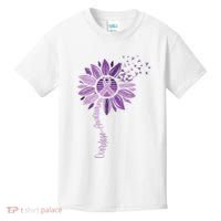 Sunflower Ribbons Overdose Awareness Kids T-Shirt thumb 0