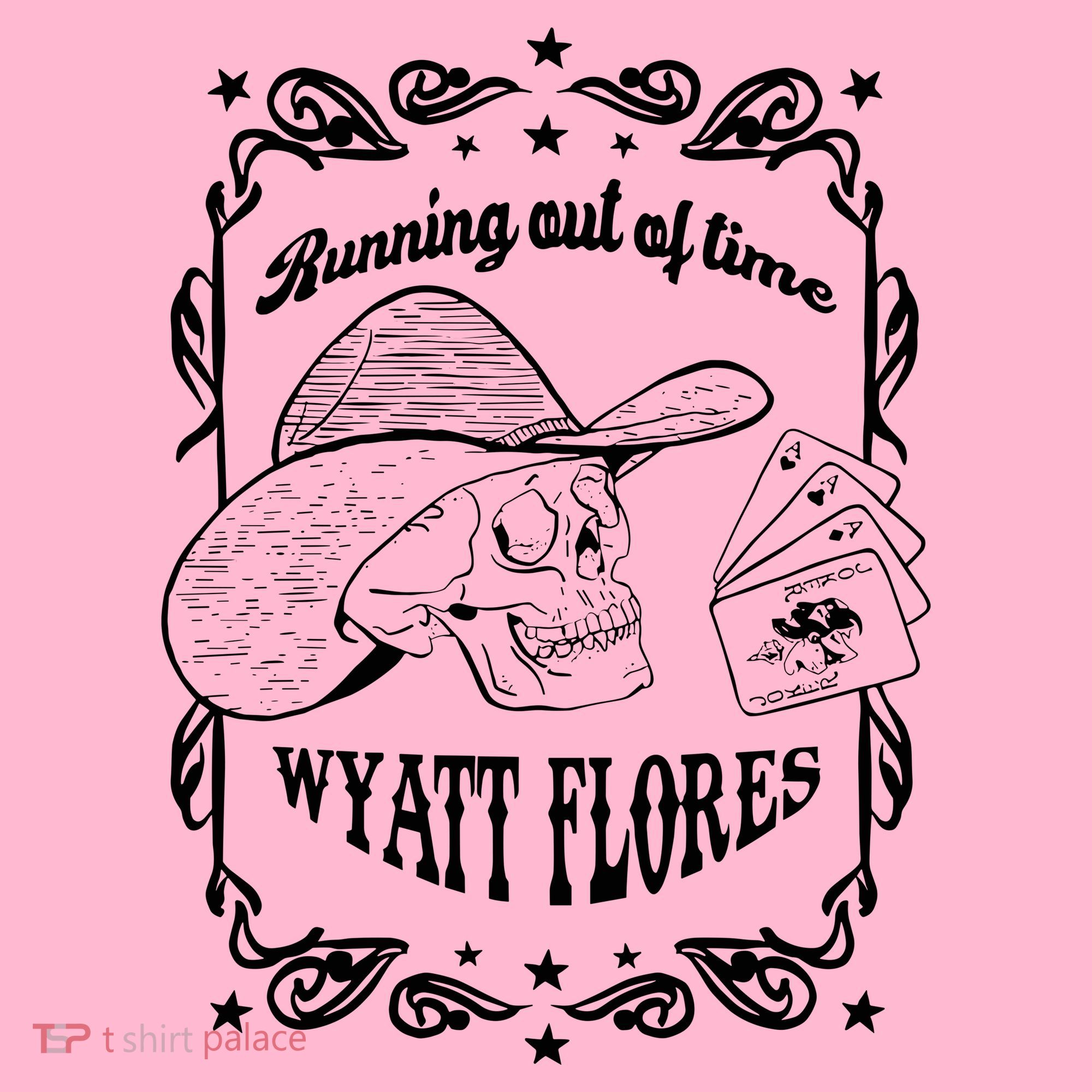 Skull Running Out Of Time Wyatt Flores Coaster