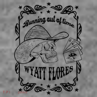 Skull Running Out Of Time Wyatt Flores Toddler Hoodie thumb 2