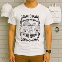Skull Running Out Of Time Wyatt Flores T-Shirt thumb 6