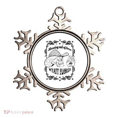 Skull Running Out Of Time Wyatt Flores Ornament