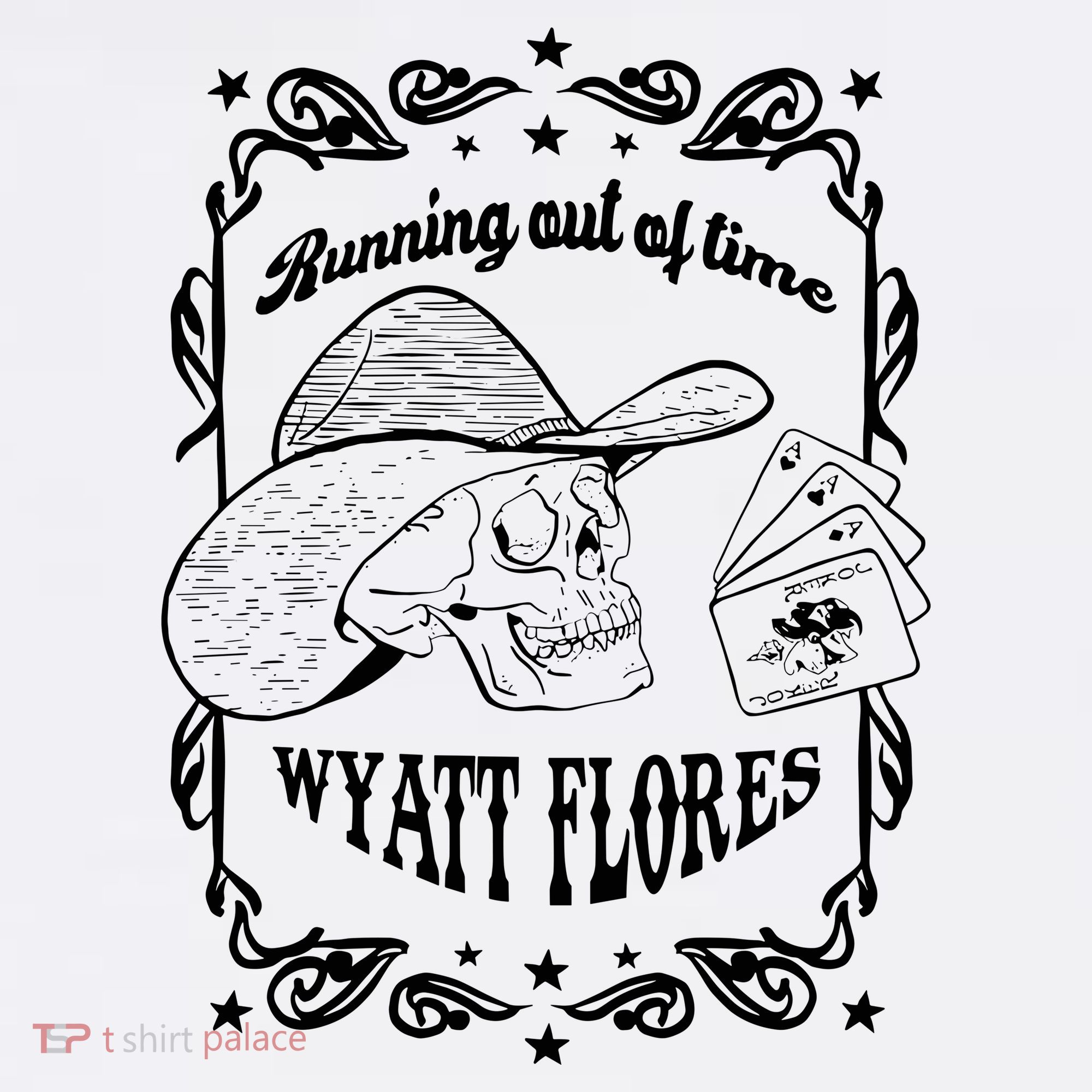 Skull Running Out Of Time Wyatt Flores Women's Tank Top