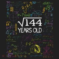 Square Root Of 144 12th Birthday Funny 12 Year Old Nerd Math Women's Sweatshirt thumb 2