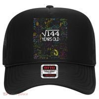 Square Root Of 144 12th Birthday Funny 12 Year Old Nerd Math Hat thumb 0