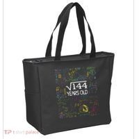 Square Root Of 144 12th Birthday Funny 12 Year Old Nerd Math Tote Bag thumb 2