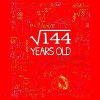 Square Root Of 144 12th Birthday Funny 12 Year Old Nerd Math Santa Hat thumb 1