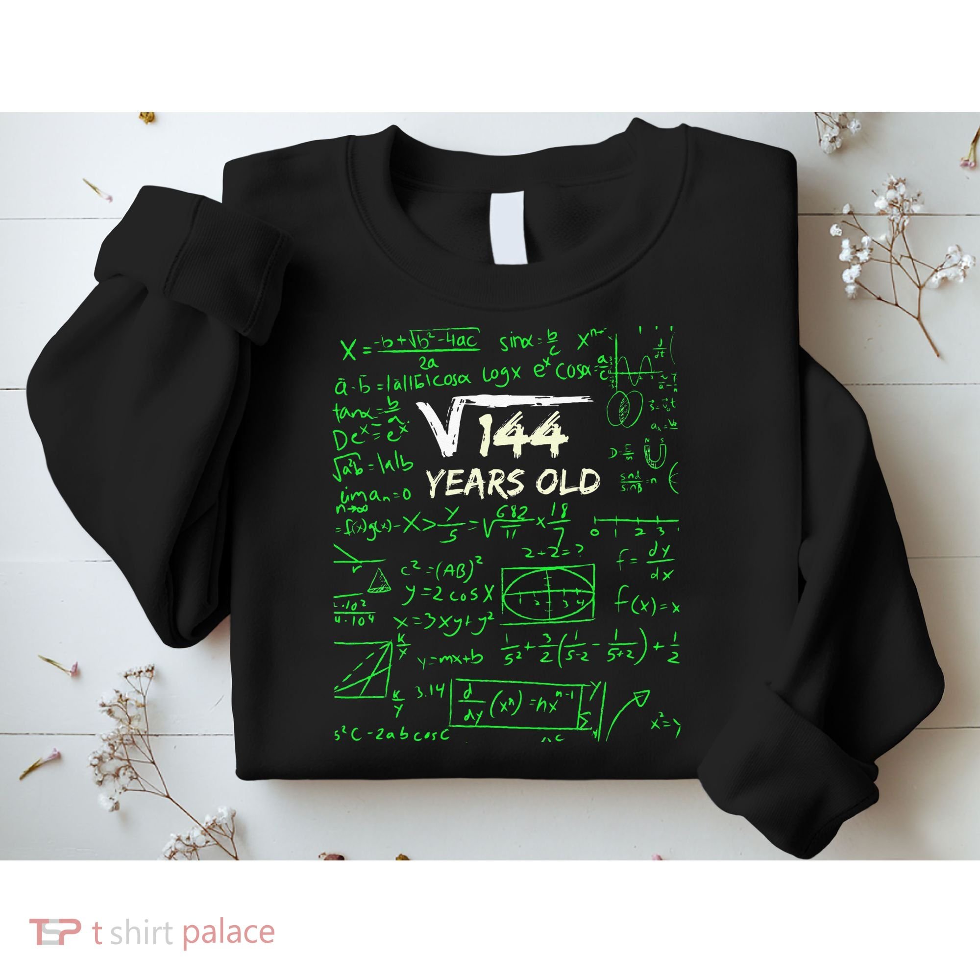Square Root Of 144 12th Birthday 12 Years Old Gift Sweatshirt