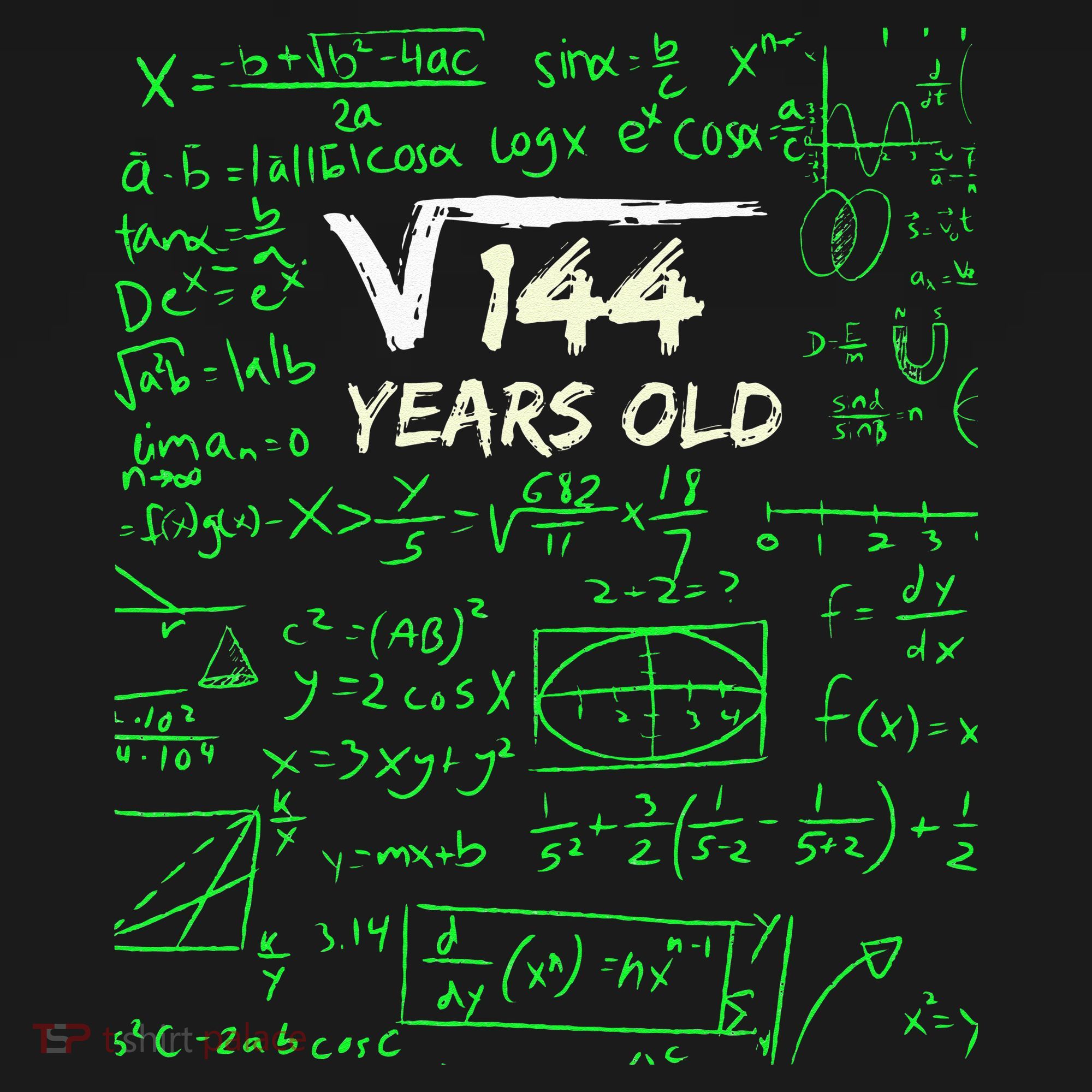 Square Root Of 144 12th Birthday 12 Years Old Gift Sweatshirt