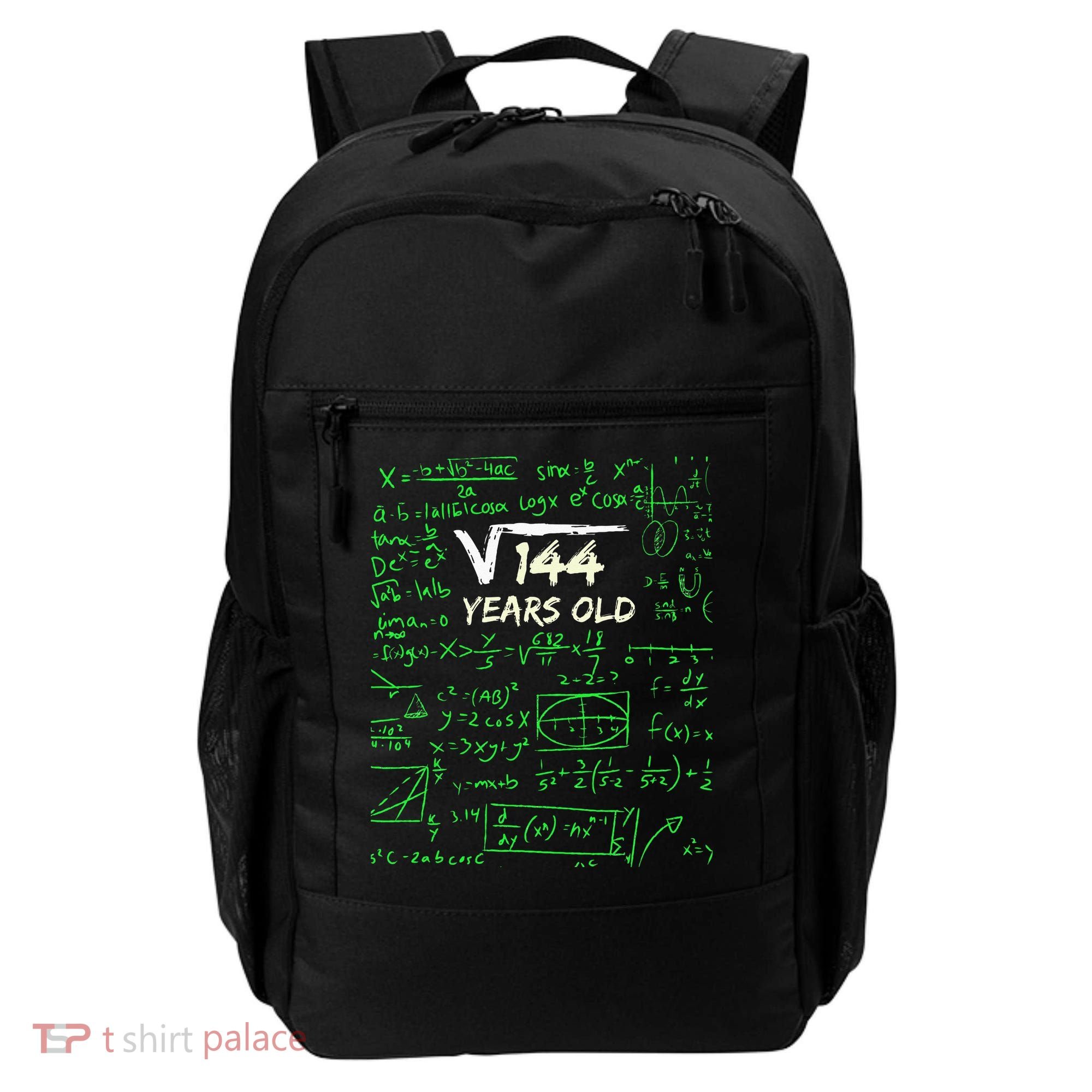 Square Root Of 144 12th Birthday 12 Years Old Gift Backpack