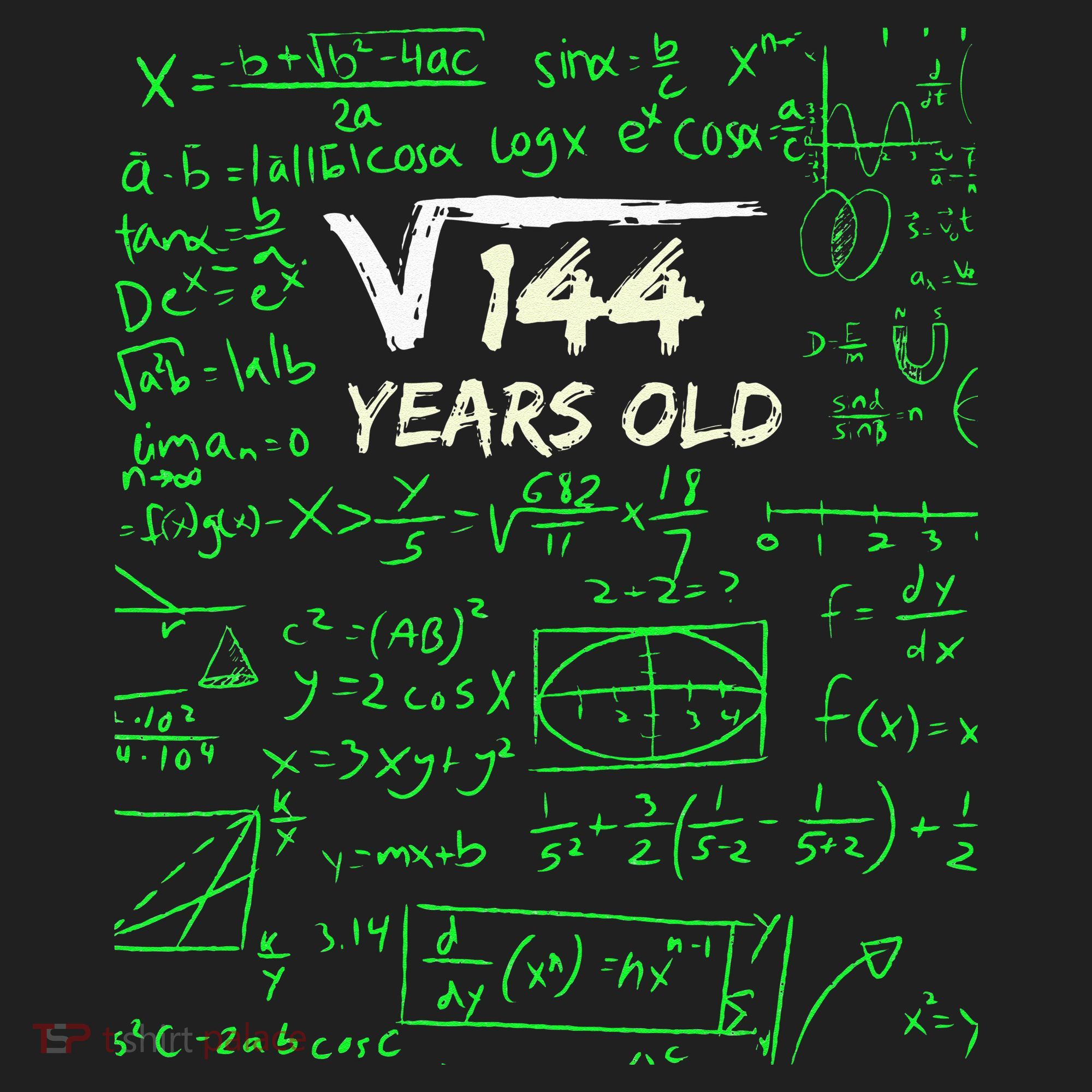 Square Root Of 144 12th Birthday 12 Years Old Gift Tumbler