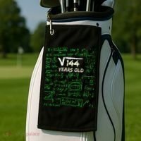 Square Root Of 144 12th Birthday 12 Years Old Gift Golf Towel thumb 2