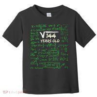 Square Root Of 144 12th Birthday 12 Years Old Gift Toddler T-Shirt thumb 0