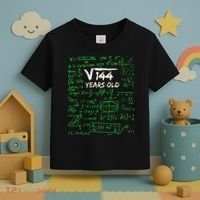 Square Root Of 144 12th Birthday 12 Years Old Gift Toddler T-Shirt thumb 3