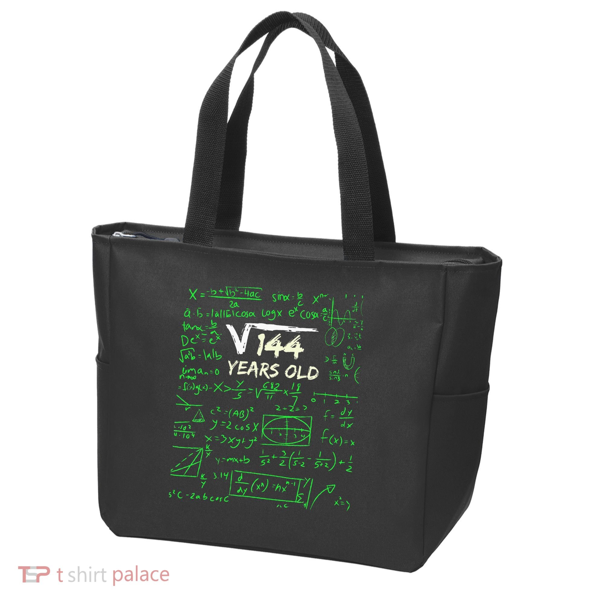 Square Root Of 144 12th Birthday 12 Years Old Gift Tote Bag