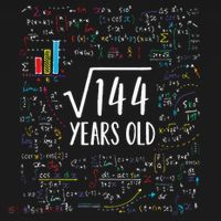 Square Root Of 144 12th Birthday 12 Year Old Gifts Math Bday Women's Hoodie thumb 2