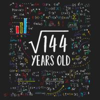 Square Root Of 144 12th Birthday 12 Year Old Gifts Math Bday Hat thumb 2