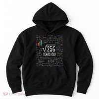 Square Root Of 256 16th Birthday 16 Year Old Gifts Math Bday Hoodie thumb 0