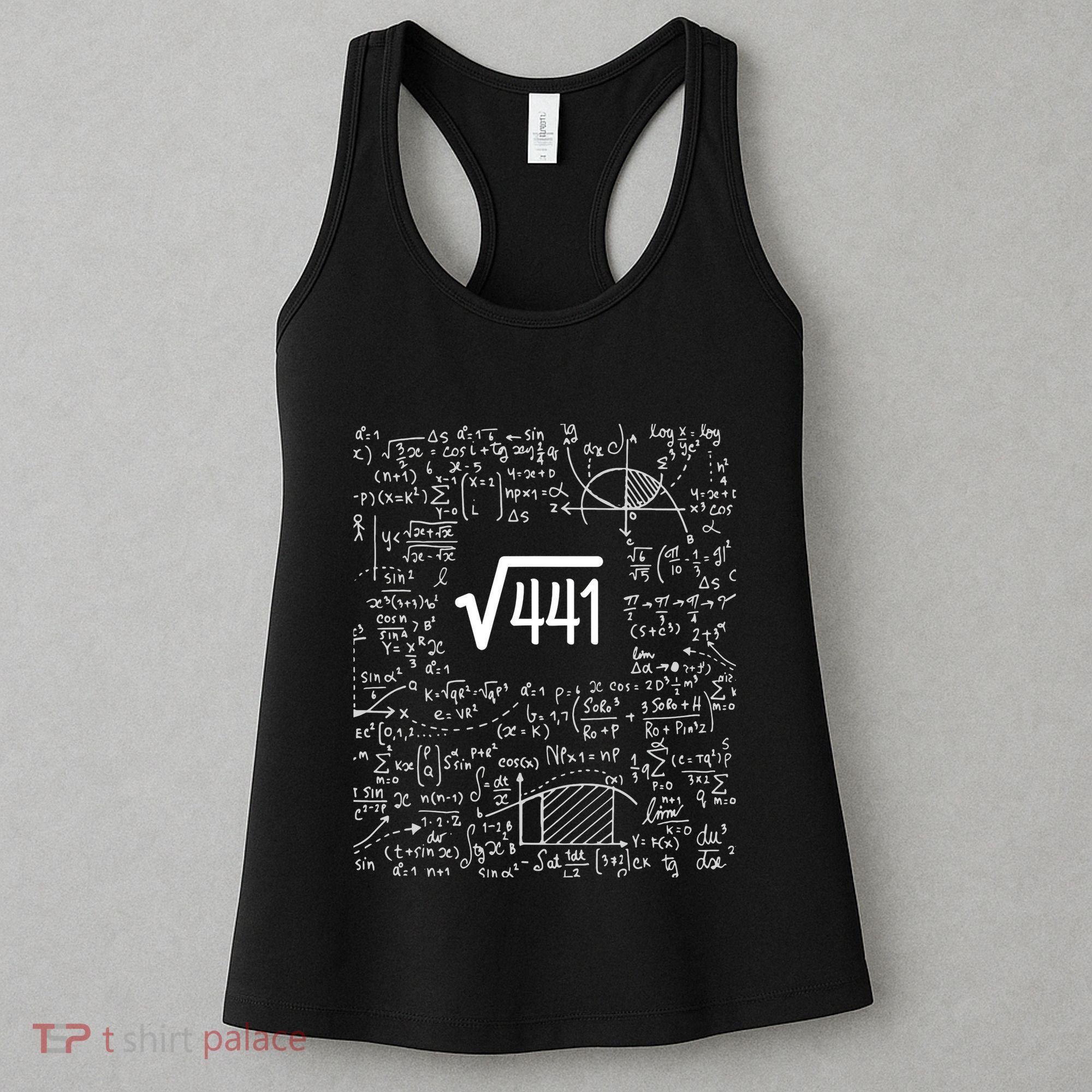 Square Root Of 441 Birthday Gift 21 Year Old Math Women's Tank Top