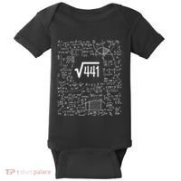 Square Root Of 441 Birthday Gift 21 Year Old Math Baby Bodysuit thumb 0