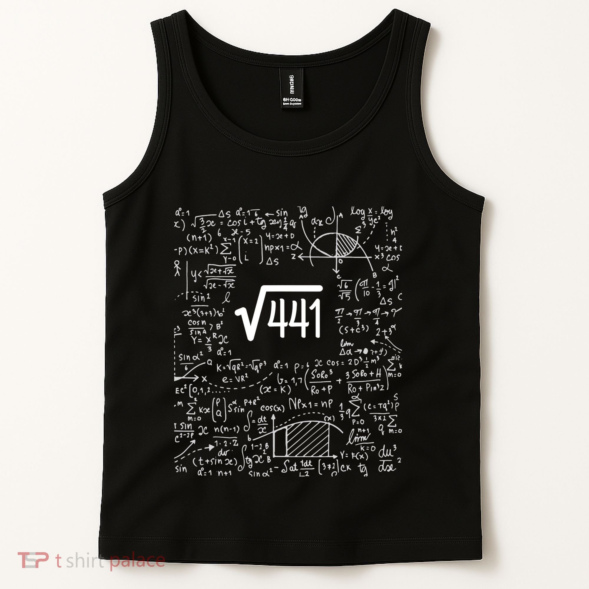 Square Root Of 441 Birthday Gift 21 Year Old Math Tank Top