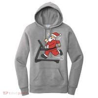 Santa Running On Treadmill Funny Fitness Women's Hoodie thumb 0