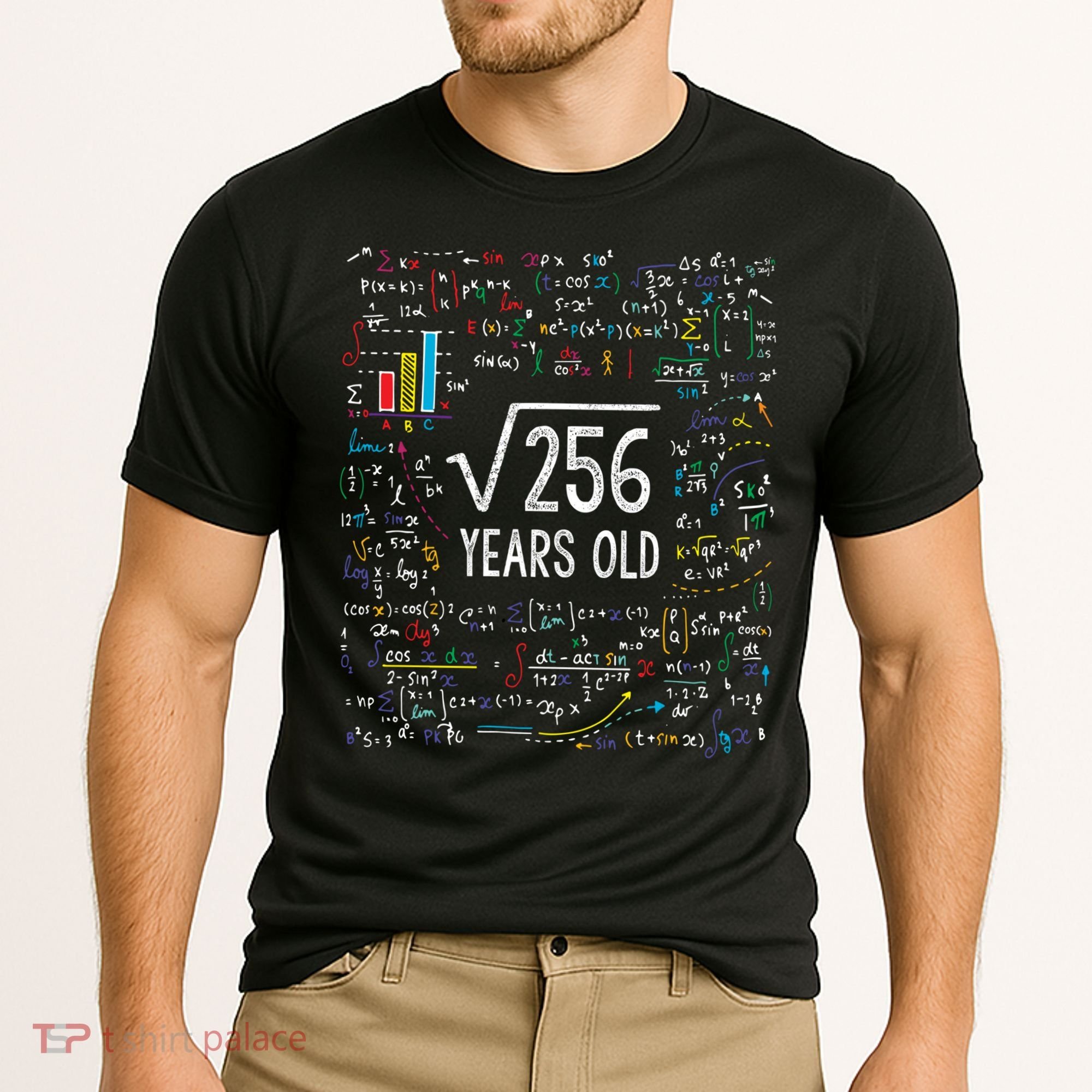 Square Root Of 256 16th Birthday Funny Gift 16 Year Old Gifts Math Bday Cooling Performance Crew T-Shirt