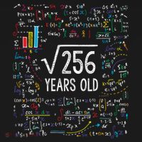 Square Root Of 256 16th Birthday Funny Gift 16 Year Old Gifts Math Bday Backpack thumb 2