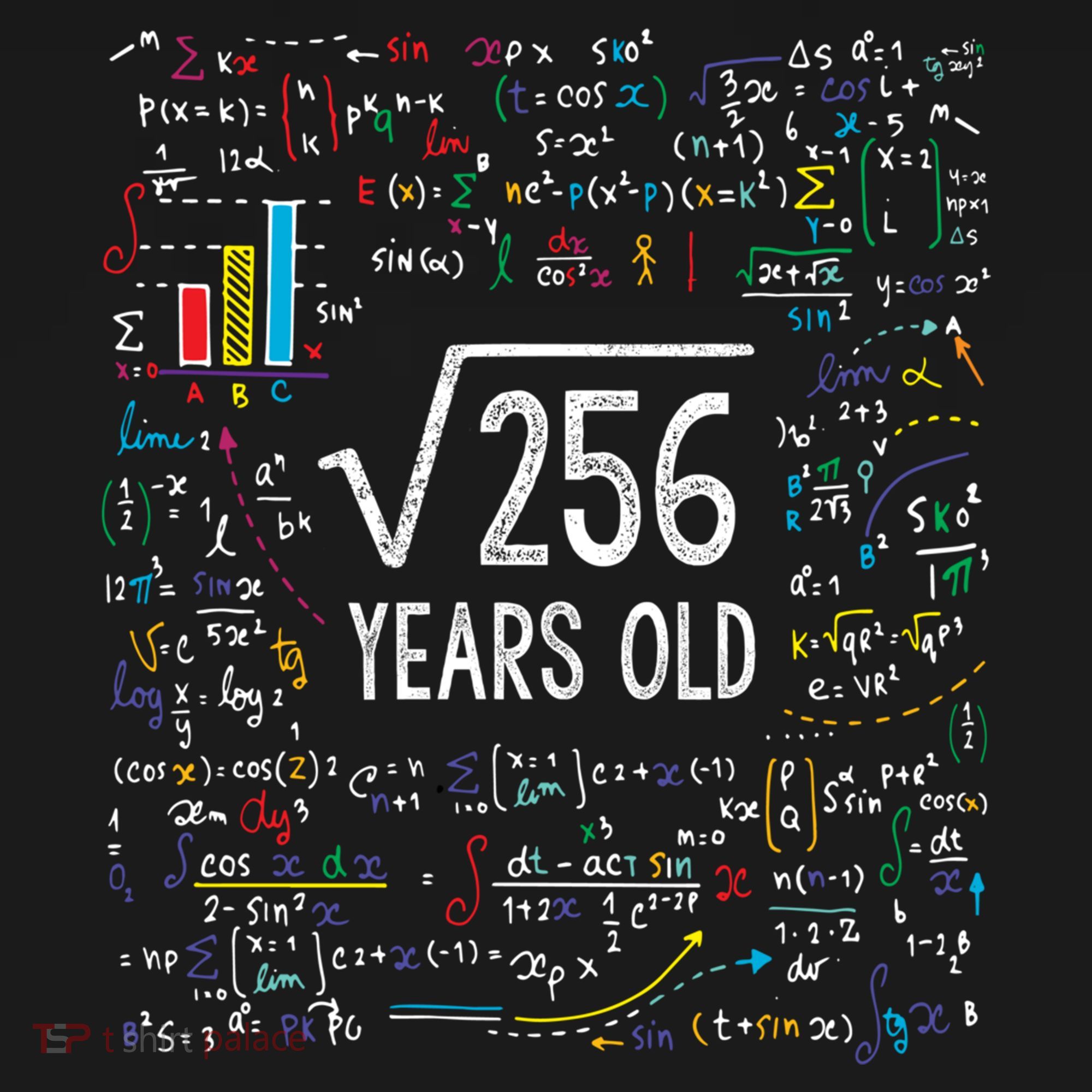 Square Root Of 256 16th Birthday Funny Gift 16 Year Old Gifts Math Bday Bucket Hat