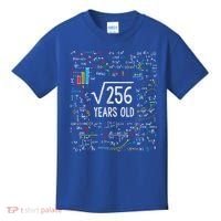 Square Root Of 256 16th Birthday Funny Gift 16 Year Old Gifts Math Bday Kids T-Shirt thumb 0