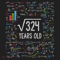 Square Root Of 324 18th Birthday 18 Year Old Funny Gift Math Bday Cute Gift Hat thumb 2