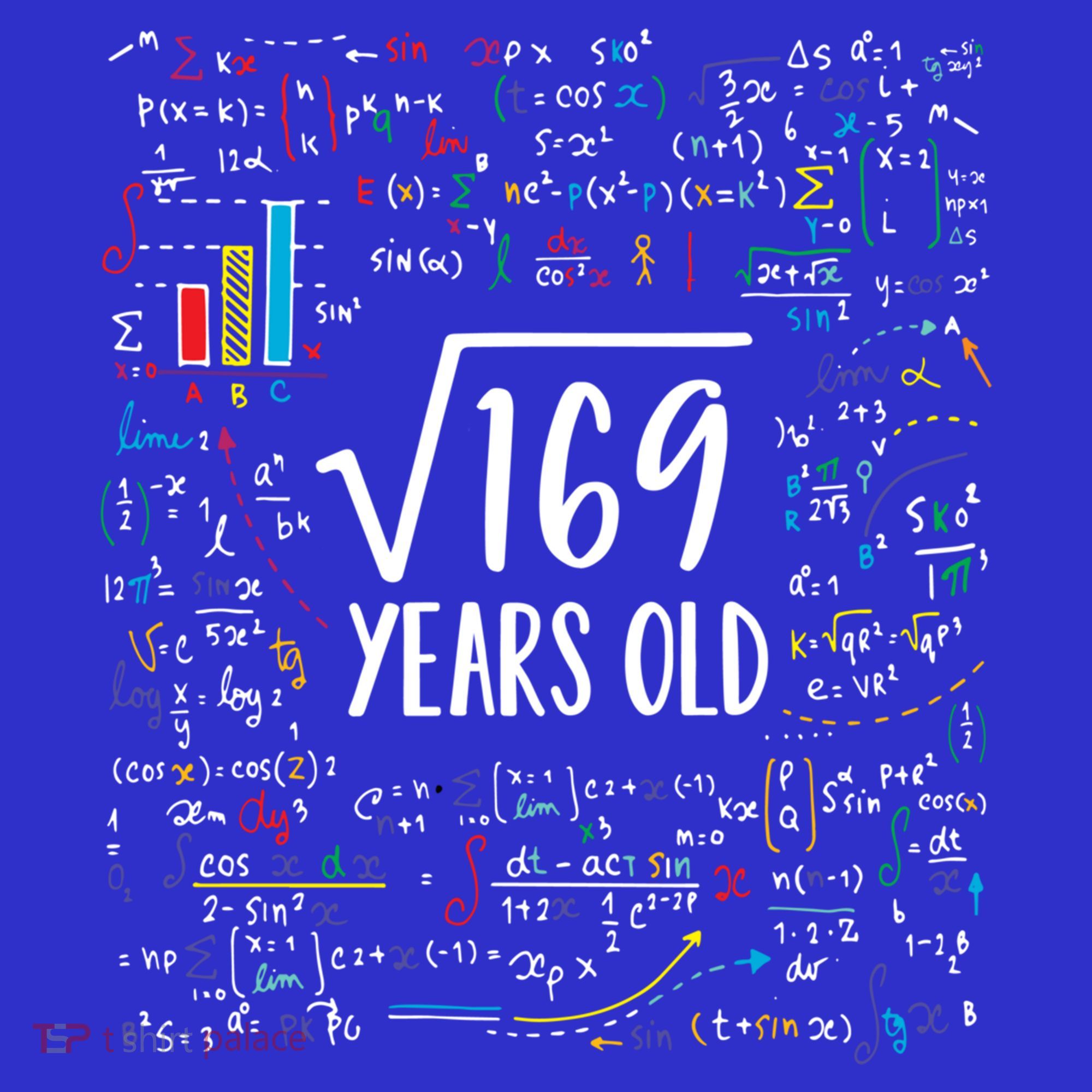 Square Root Of 169 13th Birthday Gift 13 Year Old Gifts Math Bday Gift Women's Tank Top