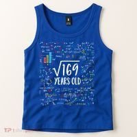 Square Root Of 169 13th Birthday Gift 13 Year Old Gifts Math Bday Gift Tank Top thumb 2
