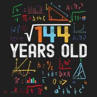 Square Root Of 144 12th Birthday 12 Years Old Birthday Beanie thumb 2