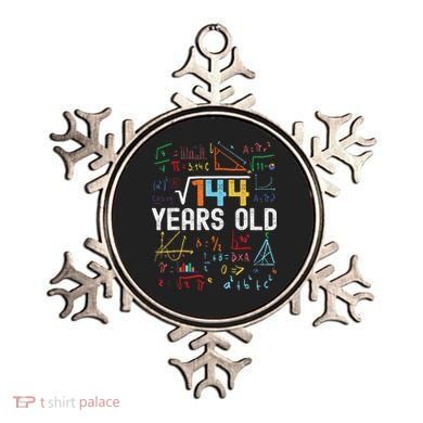 Square Root Of 144 12th Birthday 12 Years Old Birthday Ornament