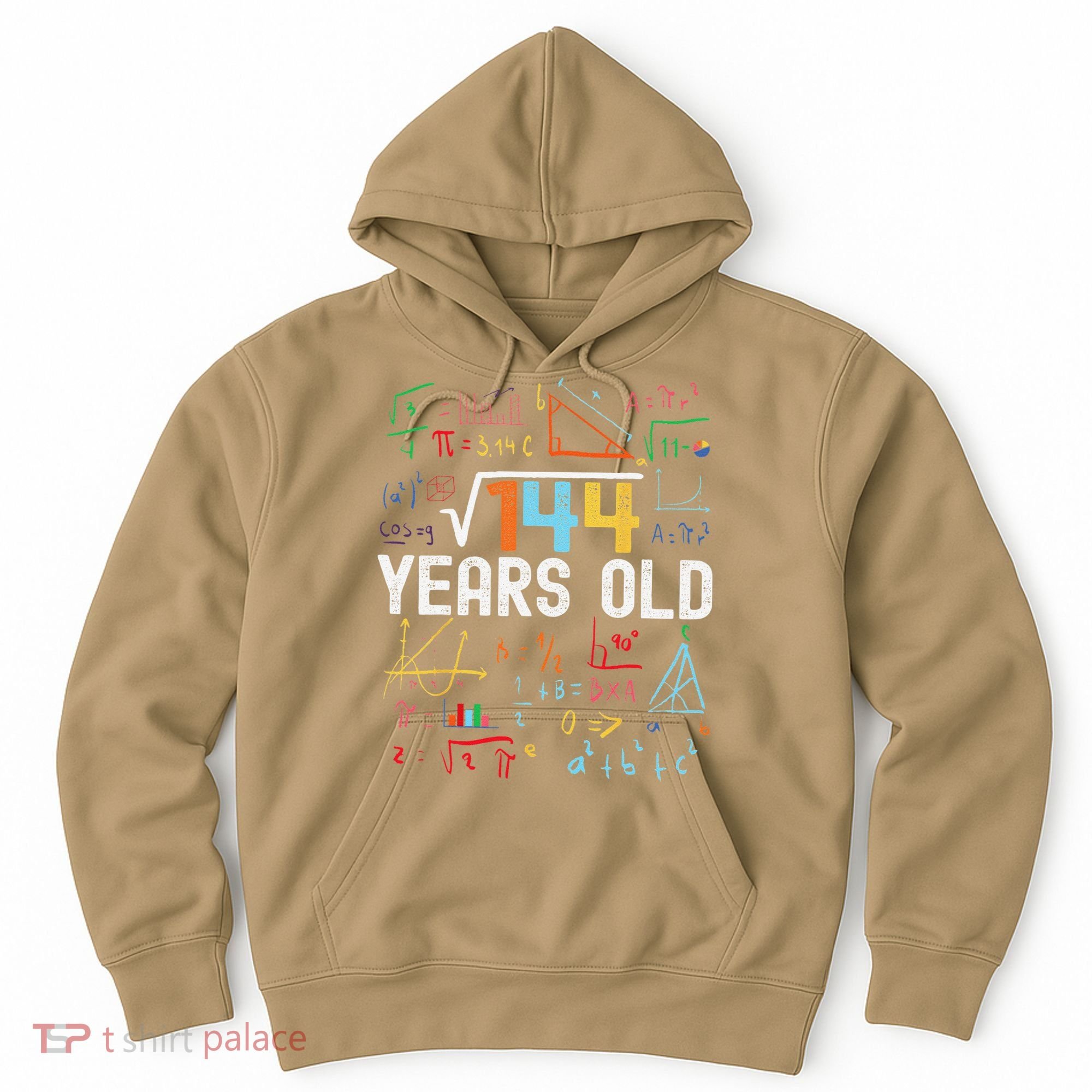 Square Root Of 144 12th Birthday 12 Years Old Birthday Hoodie