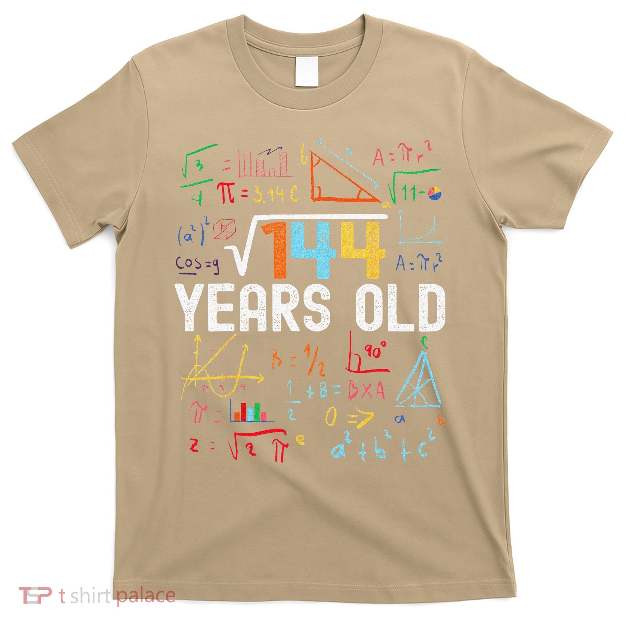 Square Root Of 144 12th Birthday 12 Years Old Birthday T-Shirt