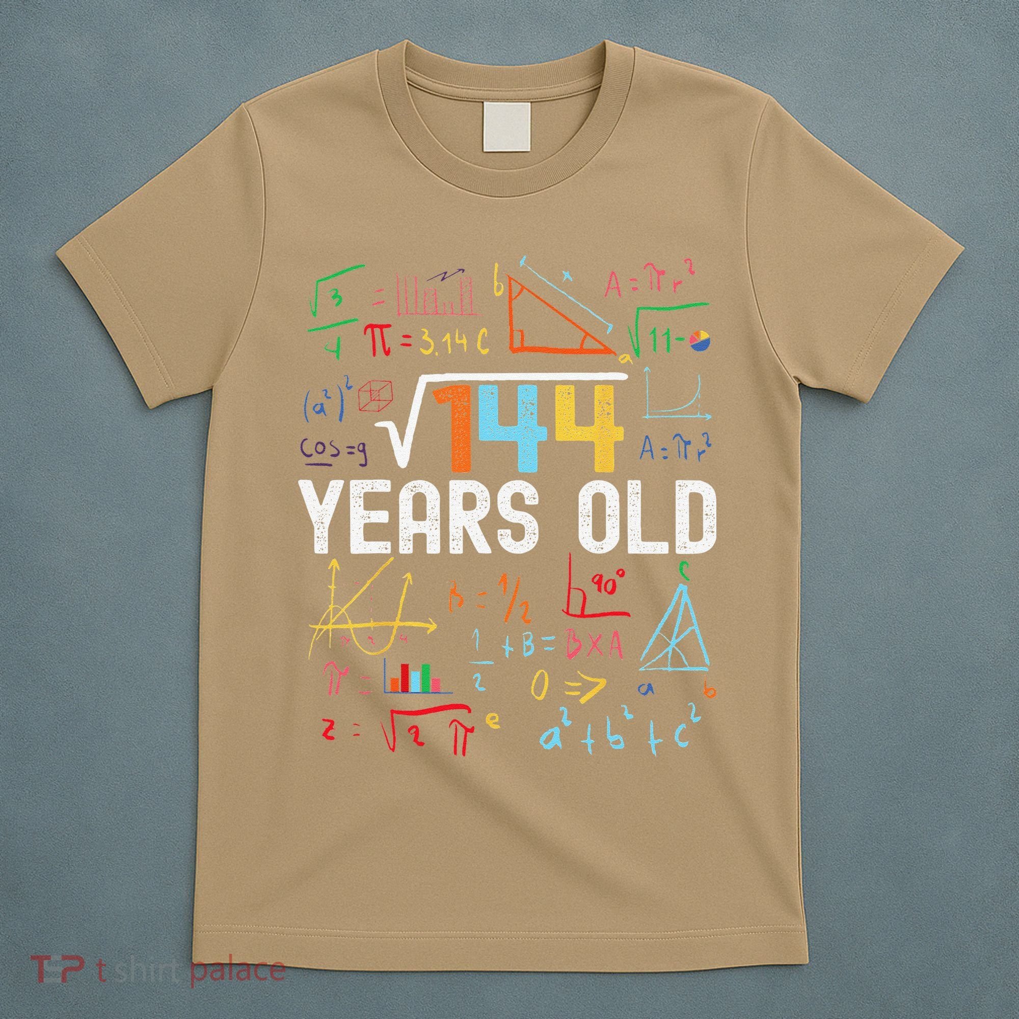 Square Root Of 144 12th Birthday 12 Years Old Birthday T-Shirt