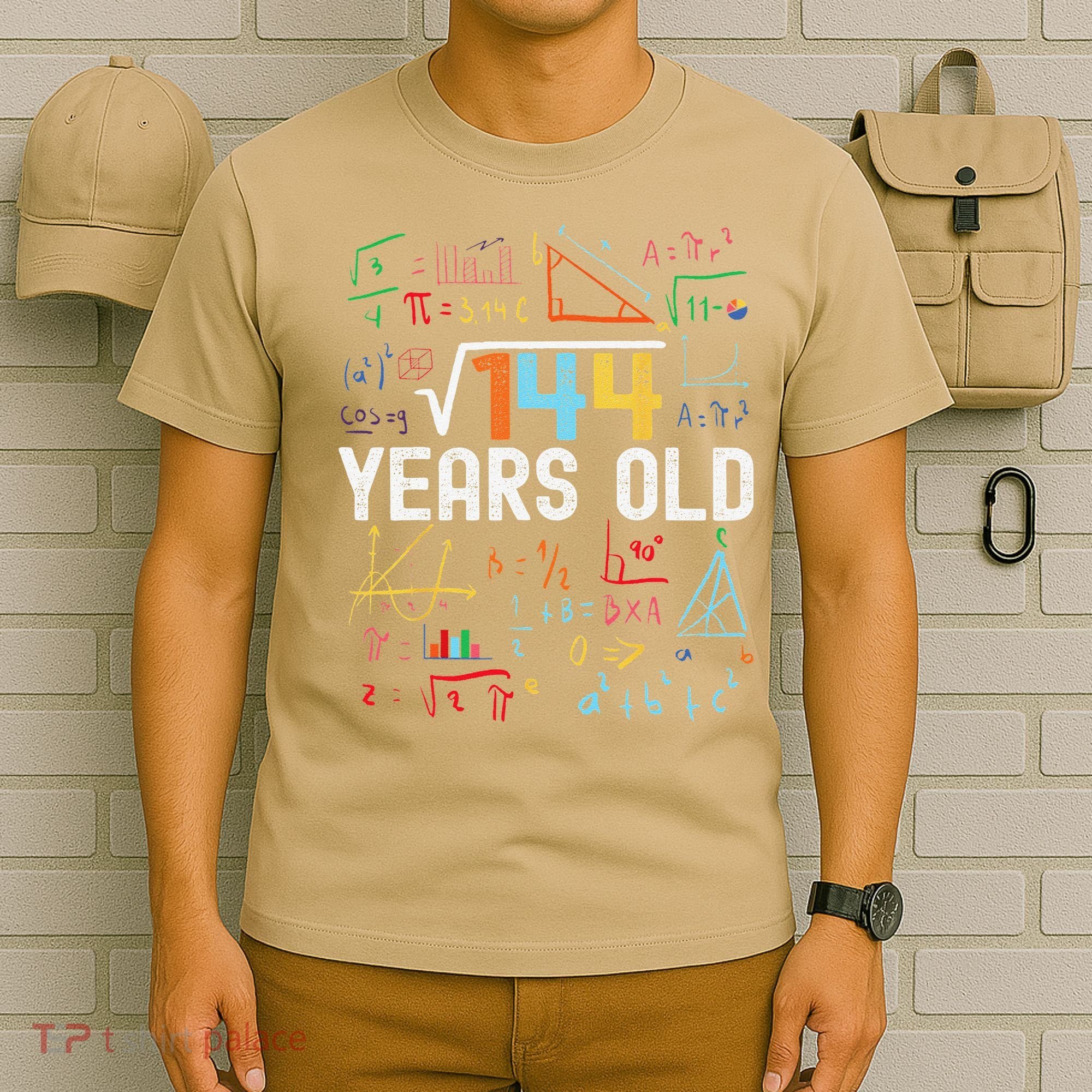 Square Root Of 144 12th Birthday 12 Years Old Birthday T-Shirt