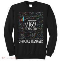 Square Root Of 169 13 Years Old Nager Birthday Sweatshirt thumb 0