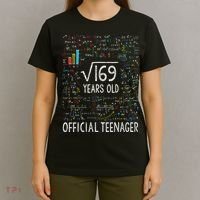 Square Root Of 169 13 Years Old Nager Birthday T-Shirt thumb 4