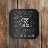 Square Root Of 169 13 Years Old Nager Birthday Coaster thumb 0