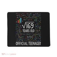 Square Root Of 169 13 Years Old Nager Birthday Mousepad thumb 0