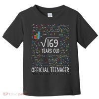 Square Root Of 169 13 Years Old Nager Birthday Toddler T-Shirt thumb 0