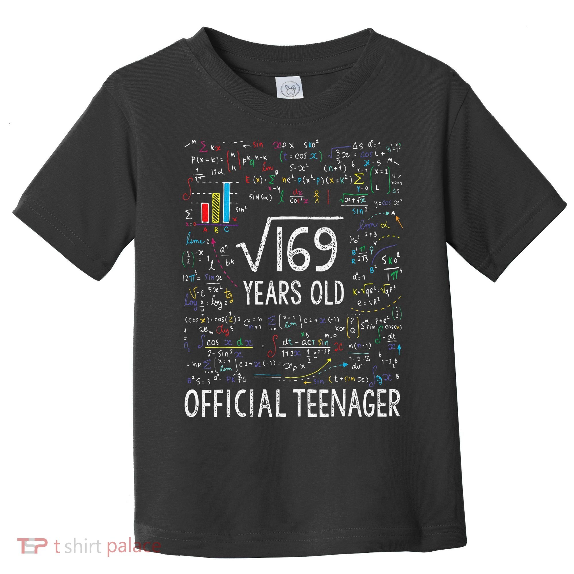 Square Root Of 169 13 Years Old Nager Birthday Toddler T-Shirt
