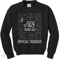 Square Root Of 169 13 Years Old Nager Birthday Kids Sweatshirt thumb 0