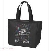 Square Root Of 169 13 Years Old Nager Birthday Tote Bag thumb 3