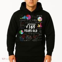 Square Root Of 169 13th Birthday 13 Year Old Math Nerd Hoodie thumb 2