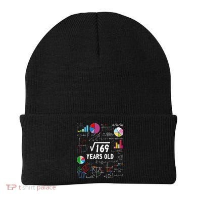 Square Root Of 169 13th Birthday 13 Year Old Math Nerd Beanie