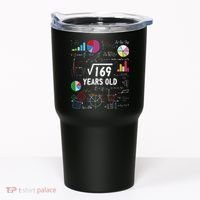 Square Root Of 169 13th Birthday 13 Year Old Math Nerd Tumbler thumb 0